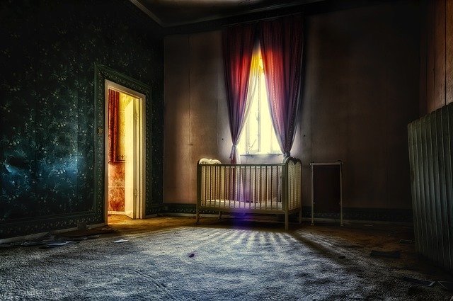 dark room in london house